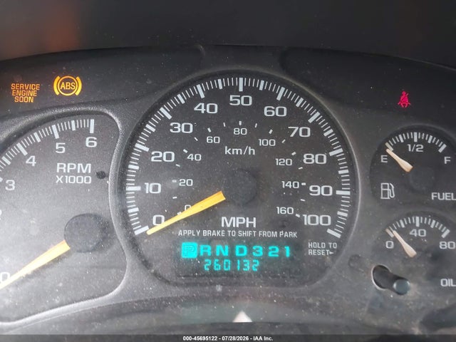 Aukcja sprzedaży 2000 Chevrolet Silverado 1500 Ls, vin: 2GCEC19T8Y1349682, numer aukcji: 45695122