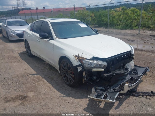 2021 Infiniti Q50 Red Sport 400 Awd მანქანა იყიდება აუქციონზე, vin: JN1FV7DR9MM880422, აუქციონის ნომერი: 45695340