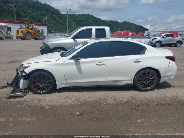 2021 Infiniti Q50 Red Sport 400 Awd მანქანა იყიდება აუქციონზე, vin: JN1FV7DR9MM880422, აუქციონის ნომერი: 45695340