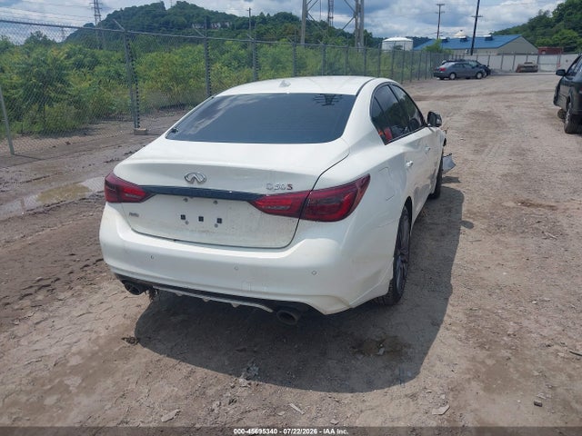 2021 Infiniti Q50 Red Sport 400 Awd მანქანა იყიდება აუქციონზე, vin: JN1FV7DR9MM880422, აუქციონის ნომერი: 45695340