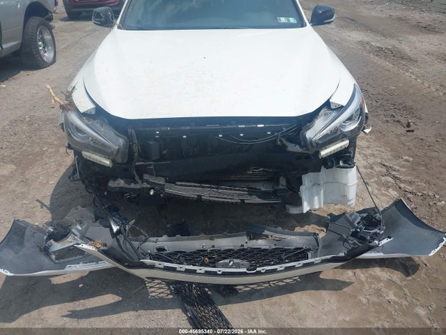 2021 Infiniti Q50 Red Sport 400 Awd მანქანა იყიდება აუქციონზე, vin: JN1FV7DR9MM880422, აუქციონის ნომერი: 45695340