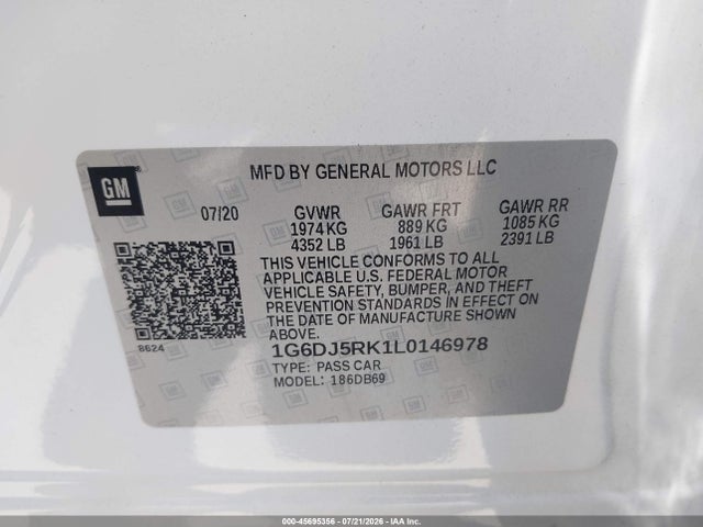 Cadillac Ct4 Luxury 2020 1G6DJ5RK1L0146978 Image 9