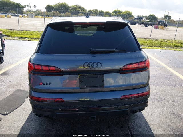 45695448 :رقم المزاد ، WA1VWBF70SD022705 vin ، 2025 Audi Sq7 Prestige Tfsi Quattro Tiptronic مزاد بيع