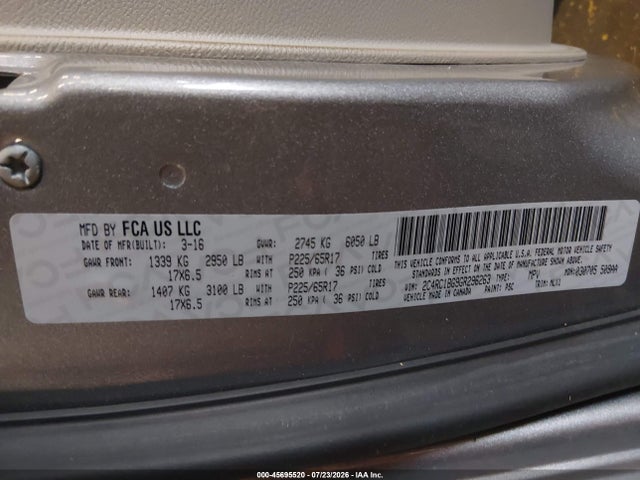 2014 Chrysler Town & Country Touring მანქანა იყიდება აუქციონზე, vin: 2C4RC1BG5ER437746, აუქციონის ნომერი: 45695520