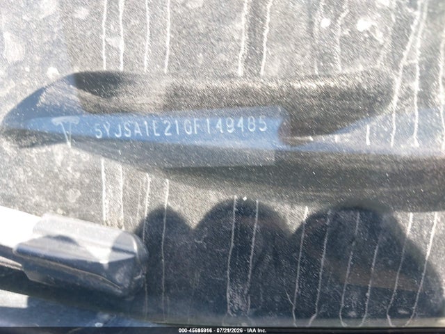 Продаж на аукціоні авто 2016 Tesla Model S 60d/70d/75d/85d/90d, vin: 5YJSA1E21GF149485, номер лоту: 45695816