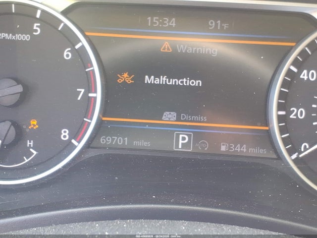 45695828 :رقم المزاد ، 3N1AB8CV0RY291559 vin ، 2024 Nissan Sentra Sv Xtronic Cvt مزاد بيع