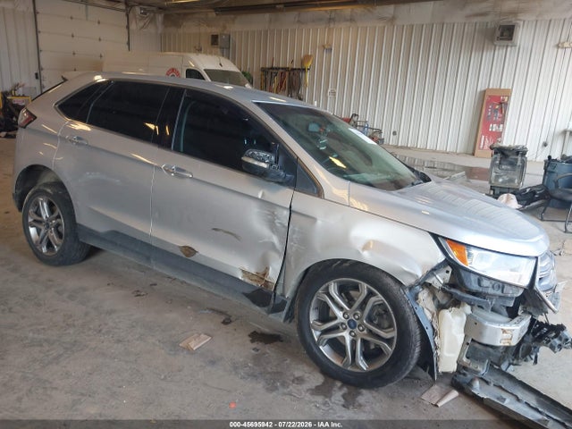 Auction sale of the 2015 Ford Edge Titanium, vin: 2FMTK4K92FBB56392, lot number: 45695942