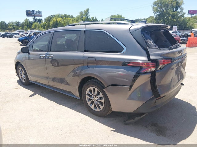 Aukcja sprzedaży 2021 Toyota Sienna Xle, vin: 5TDYRKEC1MS016587, numer aukcji: 45696021