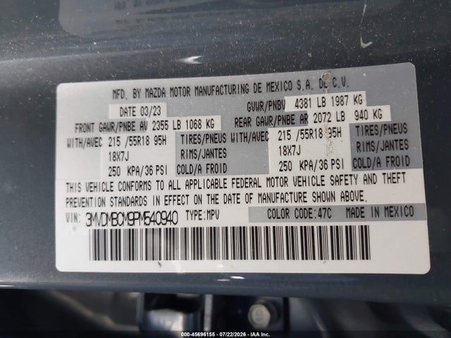 Mazda Cx-30 2.5 S Carbon Edition 2023 3MVDMBCM9PM540940 Image 9