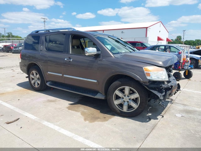 45696190 :رقم المزاد ، 5N1BA0NF9EN601559 vin ، 2014 Nissan Armada Platinum مزاد بيع