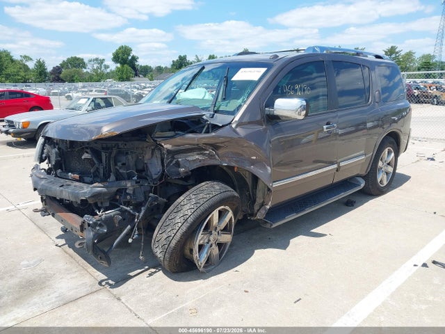 45696190 :رقم المزاد ، 5N1BA0NF9EN601559 vin ، 2014 Nissan Armada Platinum مزاد بيع