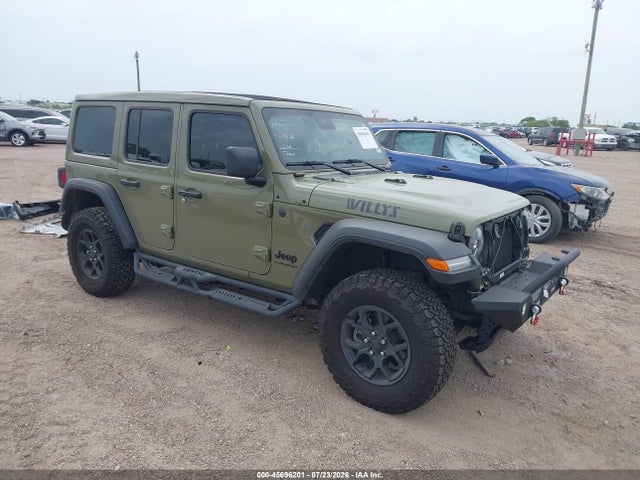 Продаж на аукціоні авто 2025 Jeep Wrangler 4-door Willys 4x4, vin: 1C4PJXDG6SW583217, номер лоту: 45696201
