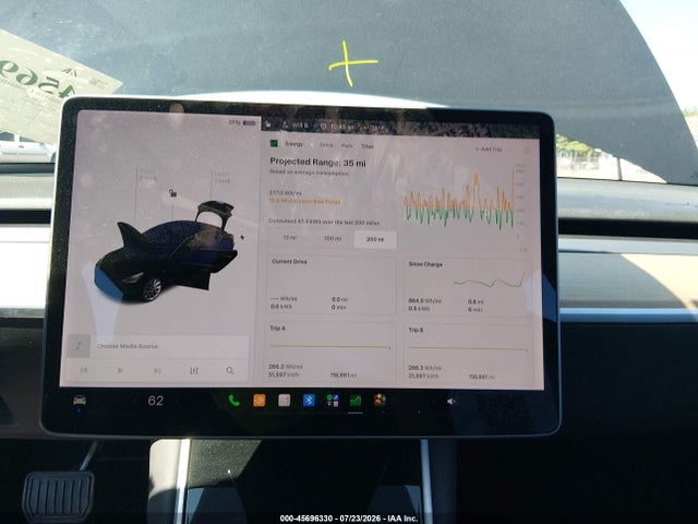 45696330 :رقم المزاد ، 5YJ3E1EA6KF407461 vin ، 2019 Tesla Model 3 Long Range/mid Range/standard Range/standard Range Plus مزاد بيع