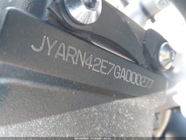 45696343 :رقم المزاد ، JYARN42E7GA000277 vin ، 2016 Yamaha Yzfr1s مزاد بيع