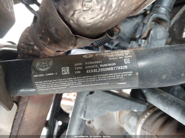 Продажа на аукционе авто 2021 Polaris Sportsman Xp 1000 S, vin: 4XASLZ950MB773328, номер лота: 45696344