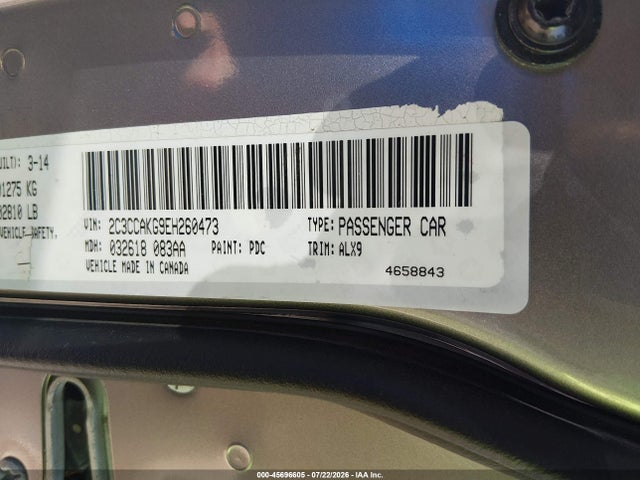 Aukcja sprzedaży 2014 Chrysler 300c Awd, vin: 2C3CCAKG9EH260473, numer aukcji: 45696605