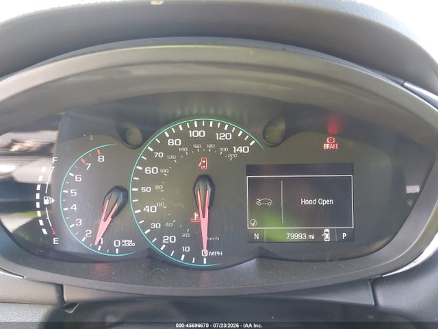 2018 Chevrolet Trax Lt მანქანა იყიდება აუქციონზე, vin: 3GNCJLSB9JL373611, აუქციონის ნომერი: 45696670