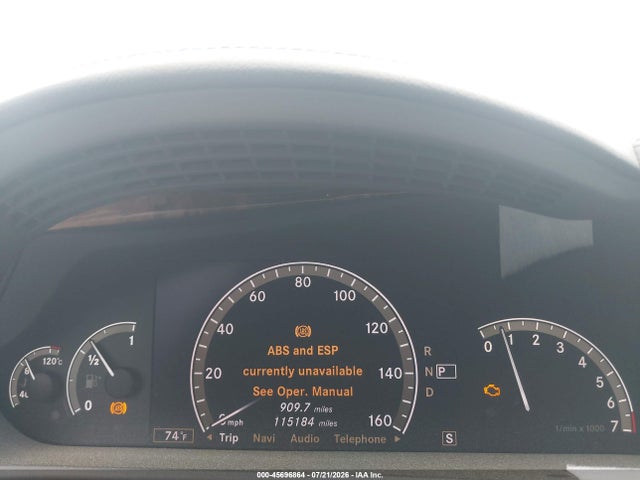 Продажа на аукционе авто 2007 Mercedes-benz S 550, vin: WDDNG71X47A036290, номер лота: 45696864