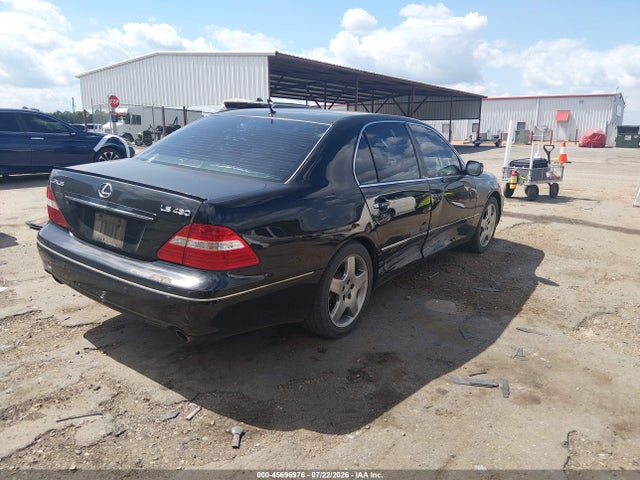 Aukcja sprzedaży 2005 Lexus Ls 430, vin: JTHBN36F755019838, numer aukcji: 45696976