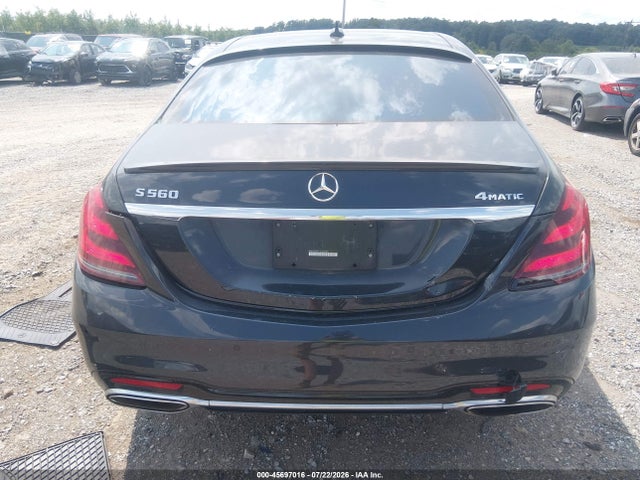 45697016 :رقم المزاد ، WDDUG8GB1JA346420 vin ، 2018 Mercedes-benz S 560 4matic مزاد بيع