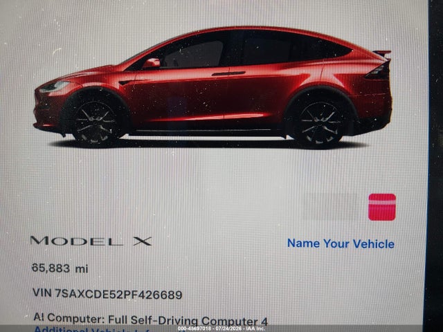 Tesla Model X Dual Motor All-wheel Drive/standard Range 2023 7SAXCDE52PF426689 Image 7