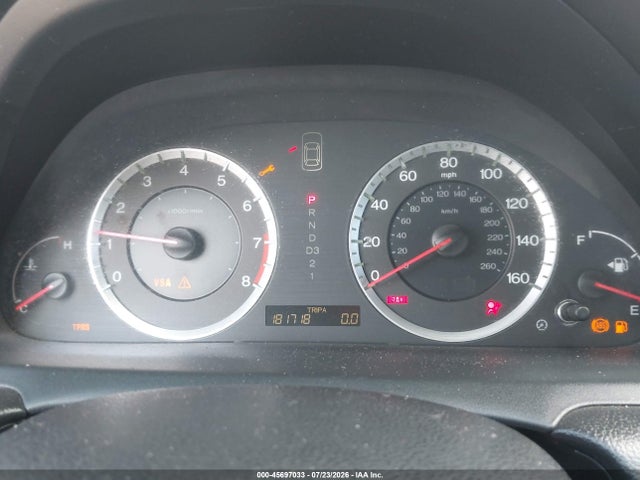2009 Honda Accord 2.4 Lx-p მანქანა იყიდება აუქციონზე, vin: 1HGCP26459A111778, აუქციონის ნომერი: 45697033