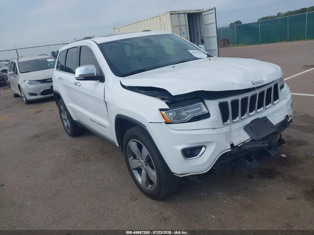 2014 Jeep Grand Cherokee Limited მანქანა იყიდება აუქციონზე, vin: 1C4RJFBG2EC517761, აუქციონის ნომერი: 45697280
