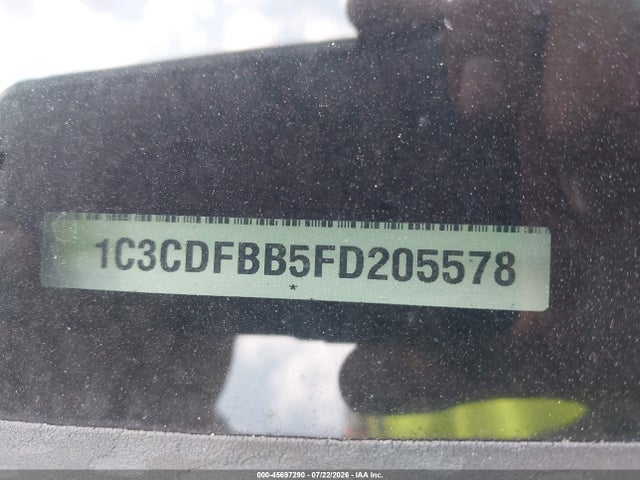 2015 Dodge Dart Sxt მანქანა იყიდება აუქციონზე, vin: 1C3CDFBB5FD205578, აუქციონის ნომერი: 45697290