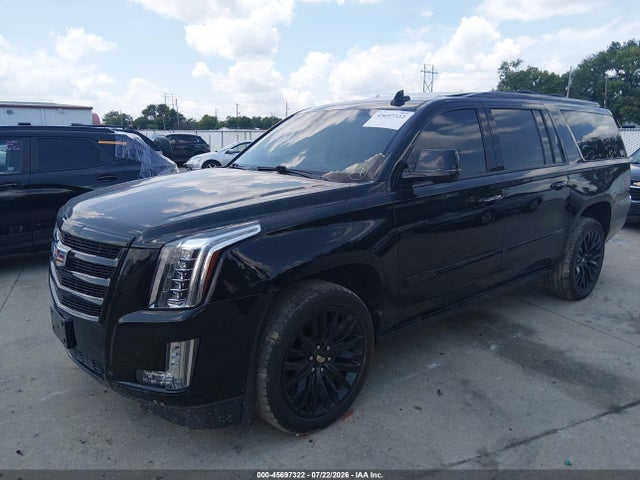45697322 :رقم المزاد ، 1GYS4JKJ3KR286105 vin ، 2019 Cadillac Escalade Esv Premium Luxury مزاد بيع