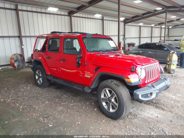 Продажа на аукционе авто 2022 Jeep Wrangler Unlimited Sahara 4x4, vin: 1C4HJXEG5NW124364, номер лота: 45697405