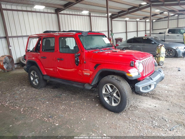 Продажа на аукционе авто 2022 Jeep Wrangler Unlimited Sahara 4x4, vin: 1C4HJXEG5NW124364, номер лота: 45697405