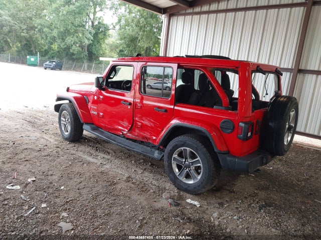 Продажа на аукционе авто 2022 Jeep Wrangler Unlimited Sahara 4x4, vin: 1C4HJXEG5NW124364, номер лота: 45697405