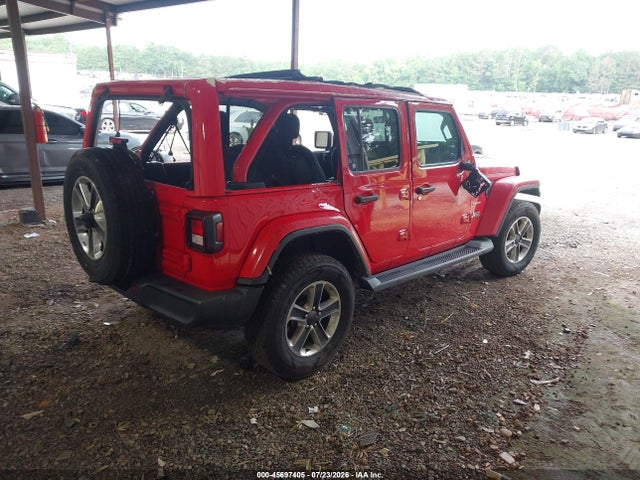 Продажа на аукционе авто 2022 Jeep Wrangler Unlimited Sahara 4x4, vin: 1C4HJXEG5NW124364, номер лота: 45697405