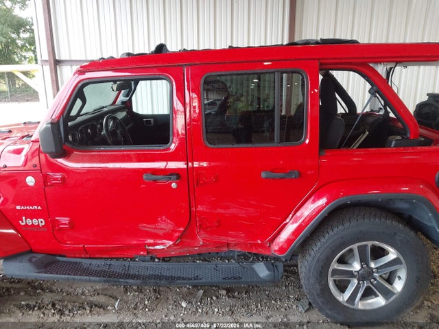 Продажа на аукционе авто 2022 Jeep Wrangler Unlimited Sahara 4x4, vin: 1C4HJXEG5NW124364, номер лота: 45697405