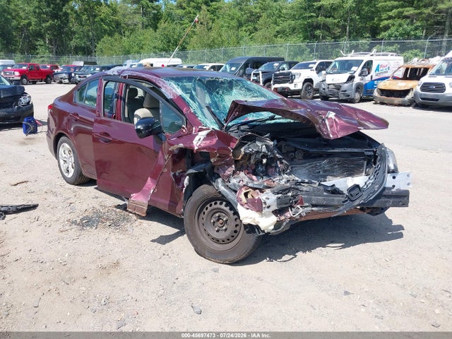 Honda Civic Lx 2014 2HGFB2F51EH534759 Image 1