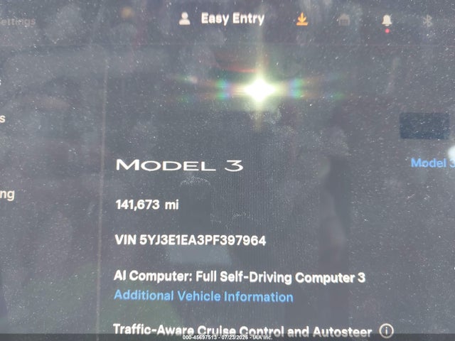Tesla Model 3 Rear-wheel Drive 2023 5YJ3E1EA3PF397964 Image 16