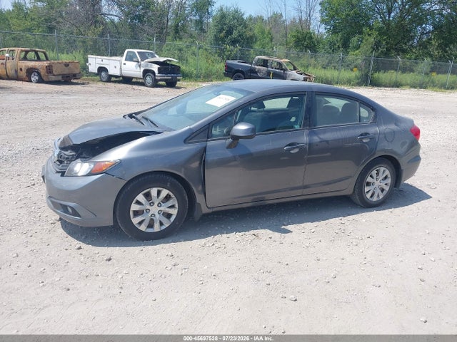 2012 Honda Civic Lx მანქანა იყიდება აუქციონზე, vin: 19XFB2E53CE020209, აუქციონის ნომერი: 45697538