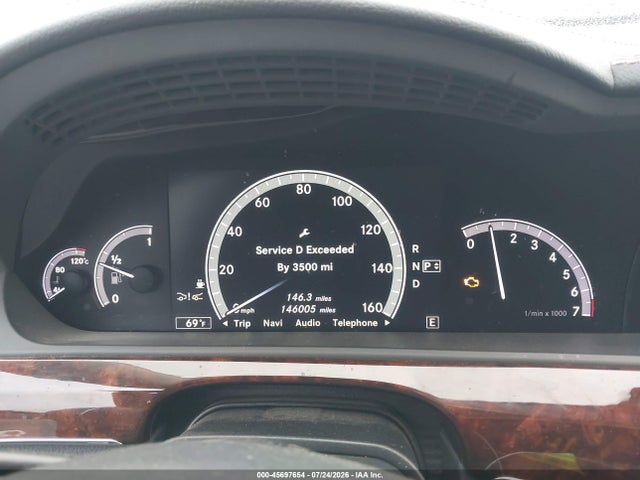 45697654 :رقم المزاد ، WDDNG8GB3BA374774 vin ، 2011 Mercedes-benz S 550 4matic مزاد بيع