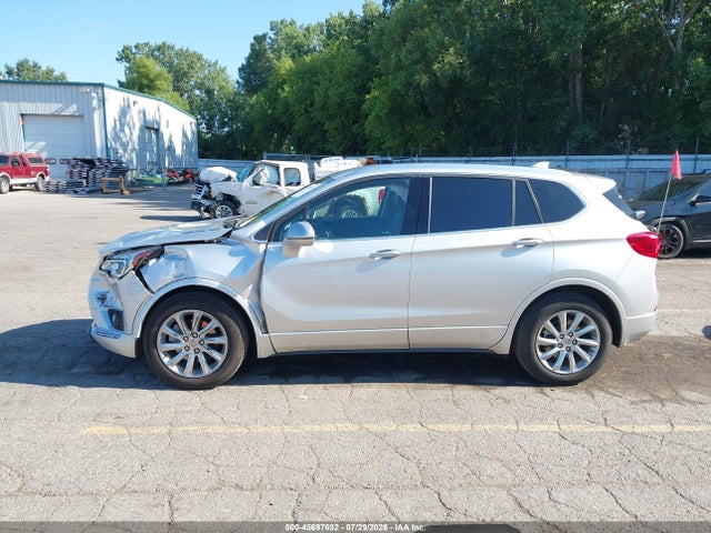 2019 Buick Envision Fwd Essence მანქანა იყიდება აუქციონზე, vin: LRBFXCSA3KD000467, აუქციონის ნომერი: 45697692
