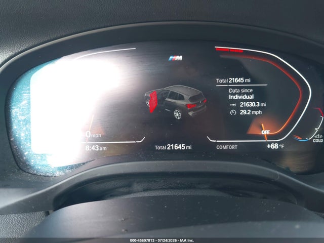 45697813 :رقم المزاد ، WBX57DP06NN176191 vin ، 2022 Bmw X3 Xdrive30i مزاد بيع