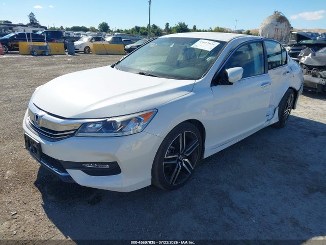45697835 :رقم المزاد ، 1HGCR2F16HA291187 vin ، 2017 Honda Accord Sport Se مزاد بيع