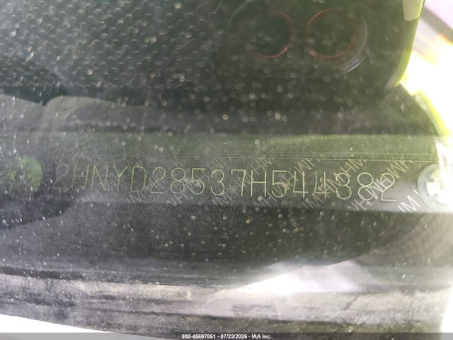 45697851 :رقم المزاد ، 2HNYD28537H544382 vin ، 2007 Acura Mdx Sport Package مزاد بيع