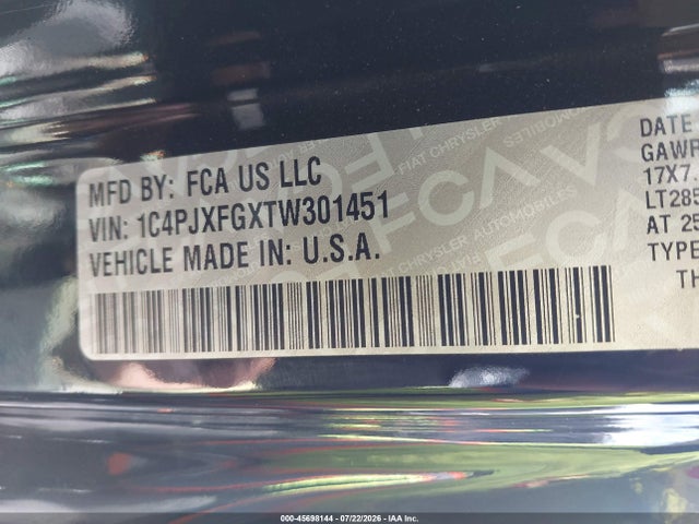 Auction sale of the 2026 Jeep Wrangler Rubicon 4x4, vin: 1C4PJXFGXTW301451, lot number: 45698144