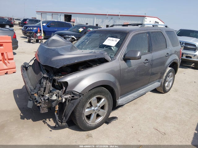 2012 Ford Escape Limited მანქანა იყიდება აუქციონზე, vin: 1FMCU0EG0CKB27133, აუქციონის ნომერი: 45698178