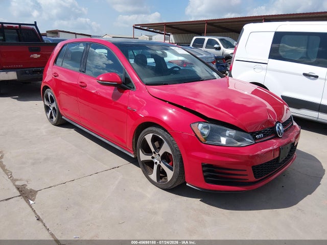 45698188 :رقم المزاد ، 3VW4T7AU6FM012403 vin ، 2015 Volkswagen Golf Gti 2.0t Se 4-door مزاد بيع