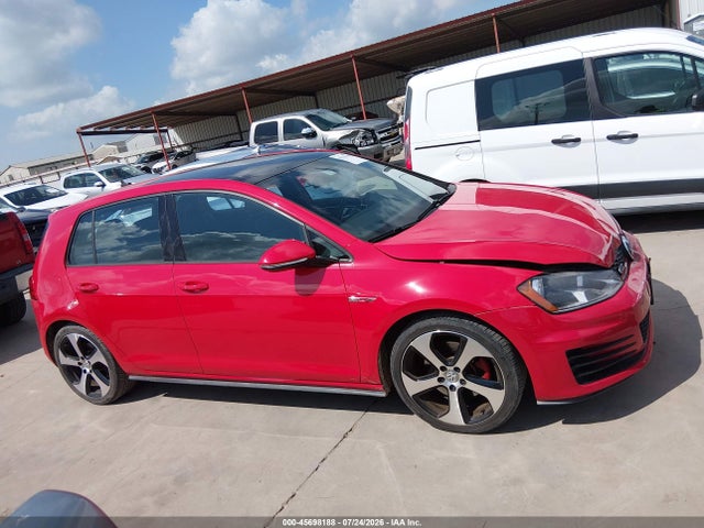 Продажа на аукционе авто 2015 Volkswagen Golf Gti 2.0t Se 4-door, vin: 3VW4T7AU6FM012403, номер лота: 45698188