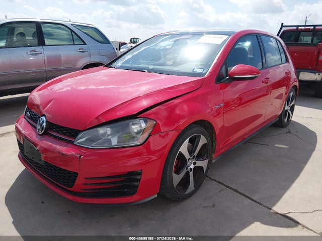 Продажа на аукционе авто 2015 Volkswagen Golf Gti 2.0t Se 4-door, vin: 3VW4T7AU6FM012403, номер лота: 45698188