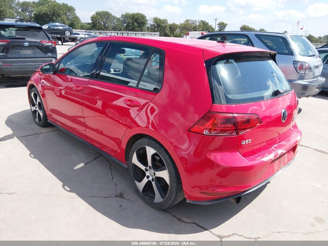 Продажа на аукционе авто 2015 Volkswagen Golf Gti 2.0t Se 4-door, vin: 3VW4T7AU6FM012403, номер лота: 45698188