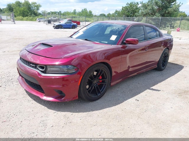 45698313 :رقم المزاد ، 2C3CDXGJ1KH647082 vin ، 2019 Dodge Charger Scat Pack Rwd مزاد بيع
