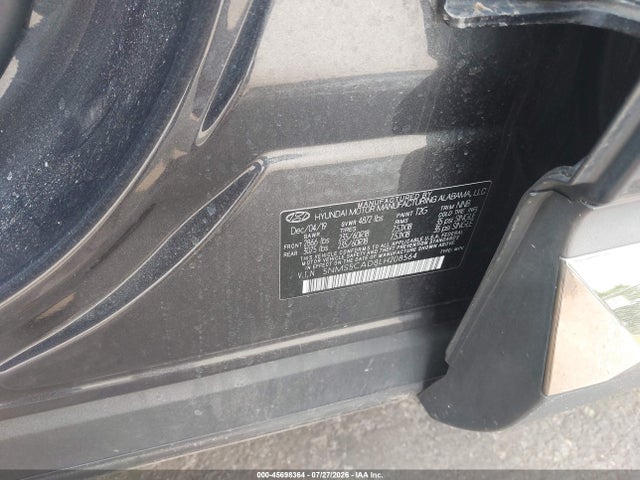 Продажа на аукционе авто 2020 Hyundai Santa Fe Limited, vin: 5NMS5CAD8LH208564, номер лота: 45698364